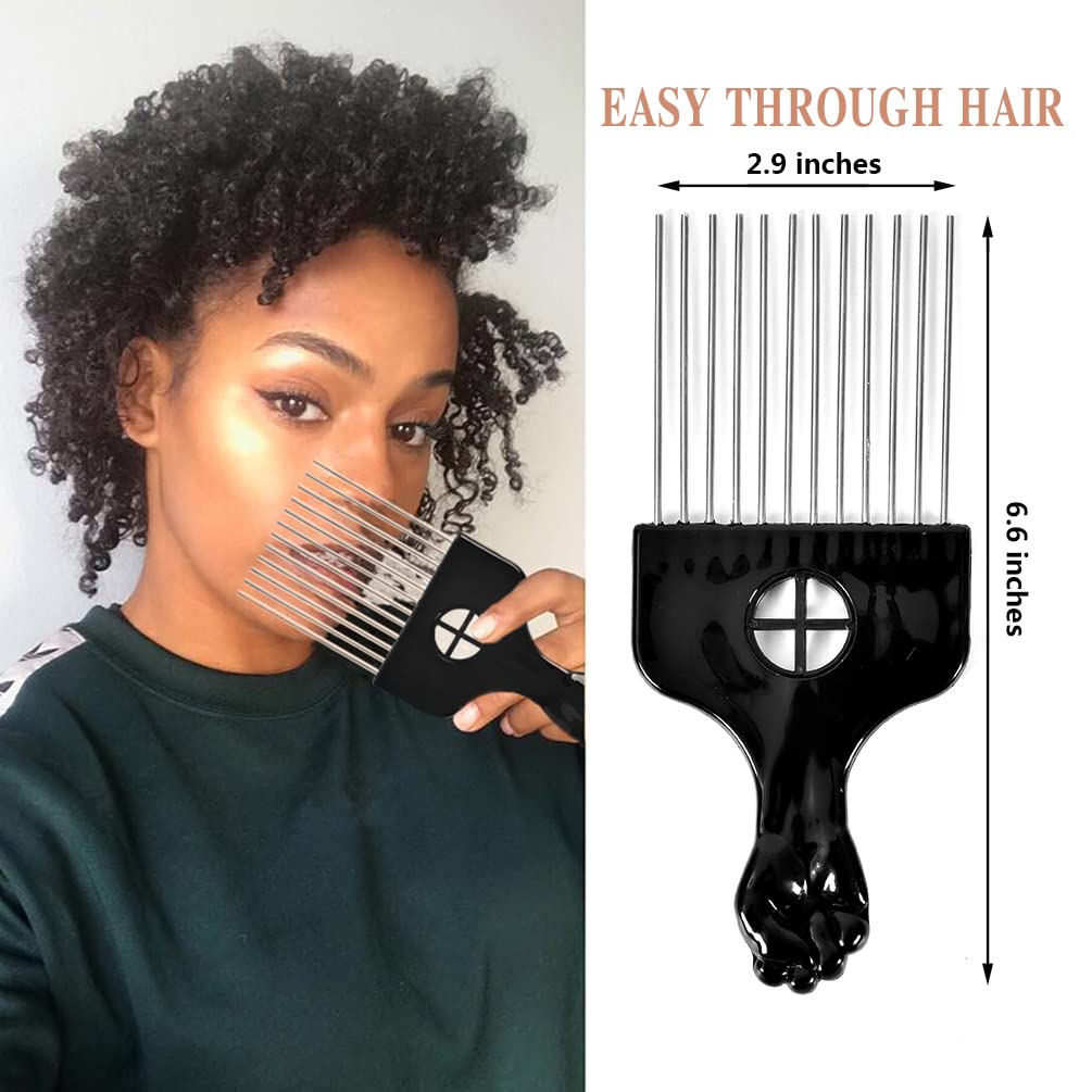 Afro Metal Lift Comb Afrohagen Salon and Kosmetik